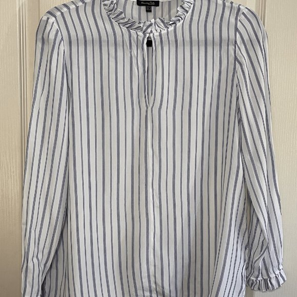 Massimo Dutti Ruffle Blouse - Picture 2 of 5